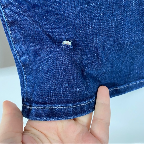 Frame Le Crop Mini Boot Bustle Blvd Denim Jeans 28 - Picture 8 of 8